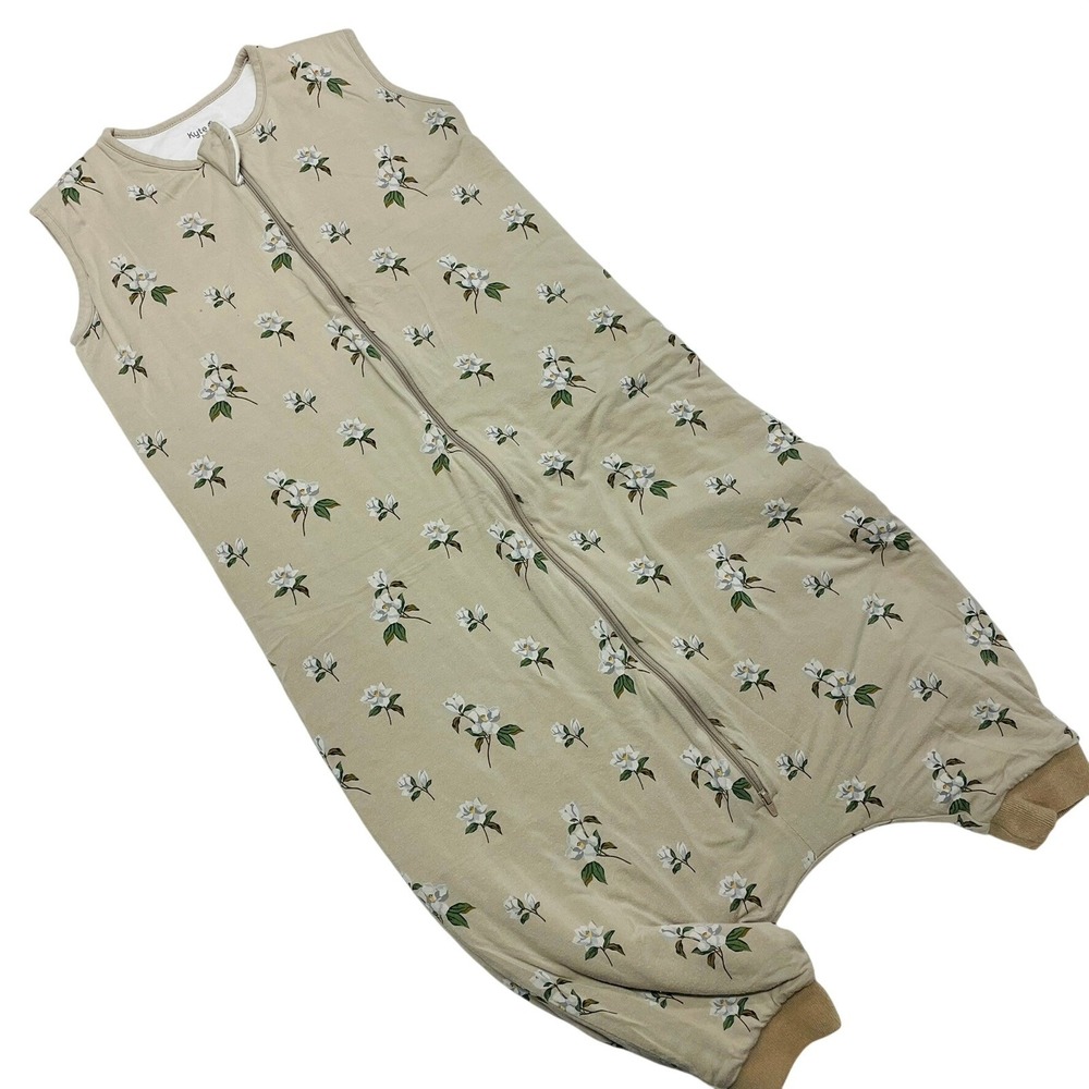 Kyte Baby Sleep Bag Walker Oat Magnolia Floral Bamboo Toddler Large 1.0 TOG